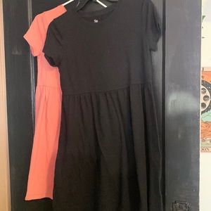 Black and pink dresses from Kohls! Both in great condition